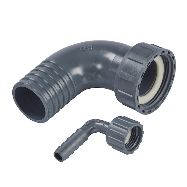 Elbow hose nozzle PP 1¼x30 mm